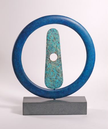 Cycles XI - bronze table sculpture