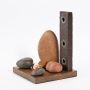 Beach Song 23 - Bronze, iron and stone sculpture