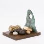 Beach Song 27 - Bronze and Cornish Stone Sculpture