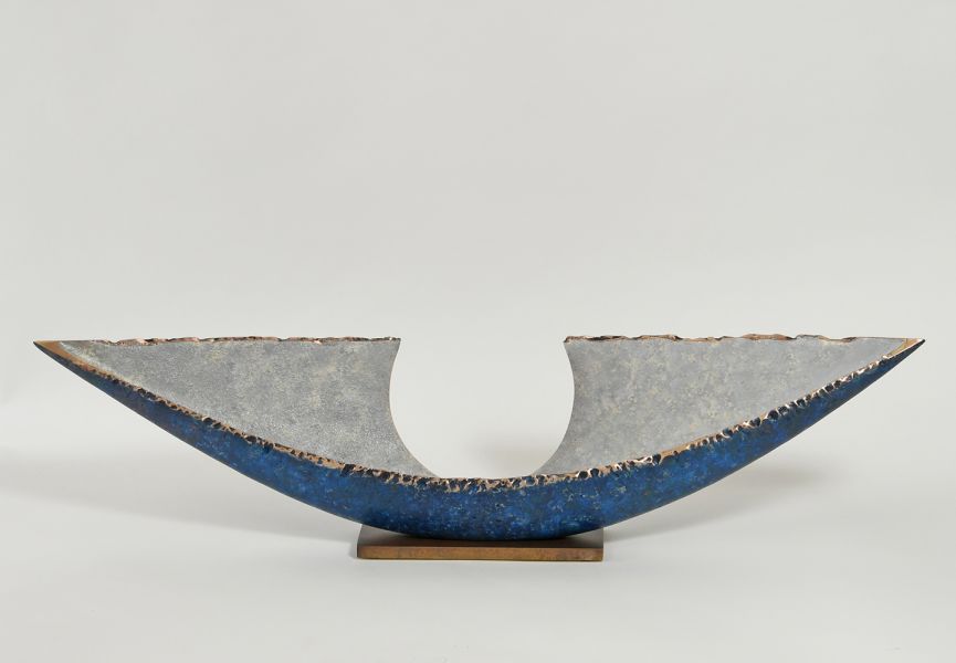 Lines II Bronze Table Sculpture