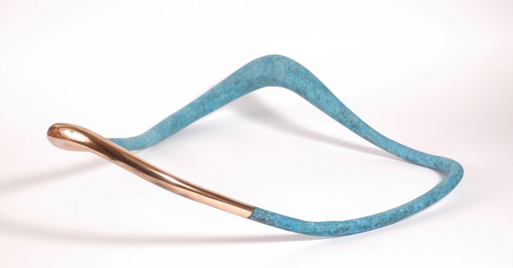 No Need II Contemporary Bronze Sculpture