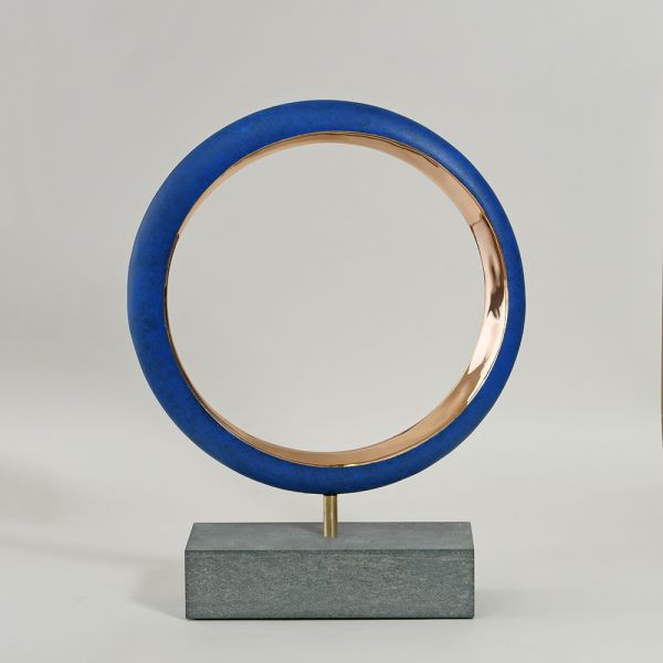 Orbit - Bronze and Cumbrian Slate Sculpture