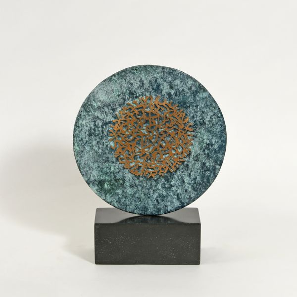 Porthilly Bronze and Slate Sculpture