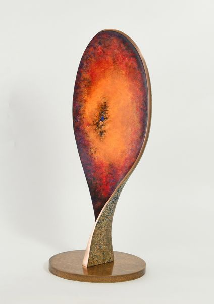 Response II Bronze and Oxidised Brass Sculpture