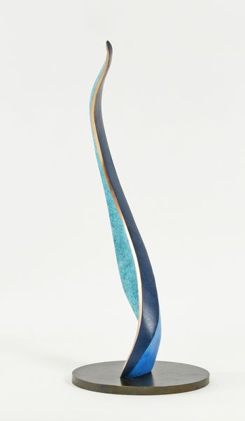 Skydancer I bronze and brass modern sculpture