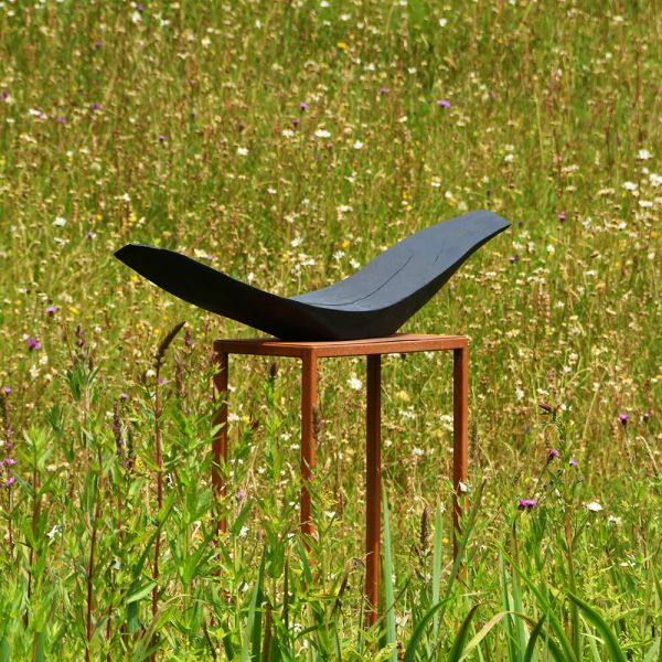 Third Wind Outdoor Yew Sculpture