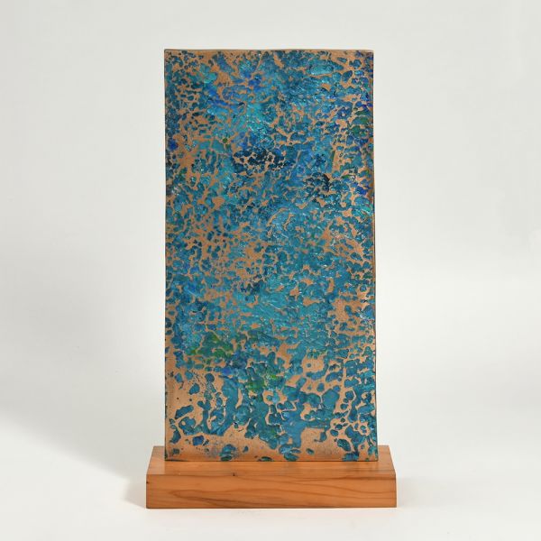 Anthem Bronze and Yew Sculpture