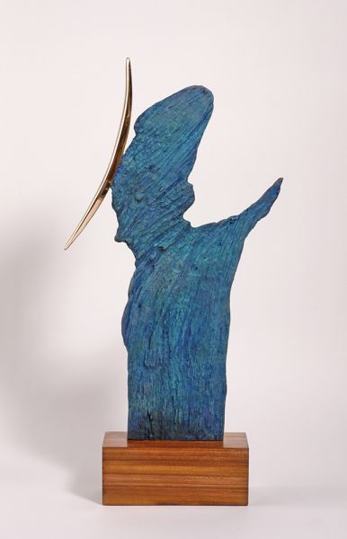 Conversation II Bronze and Laburnum Sculpture