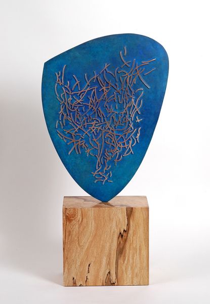 Feast and Famine I Bronze and Beech Sculpture