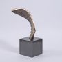 Fragment II Bronze and Slate Desktop Sculpture