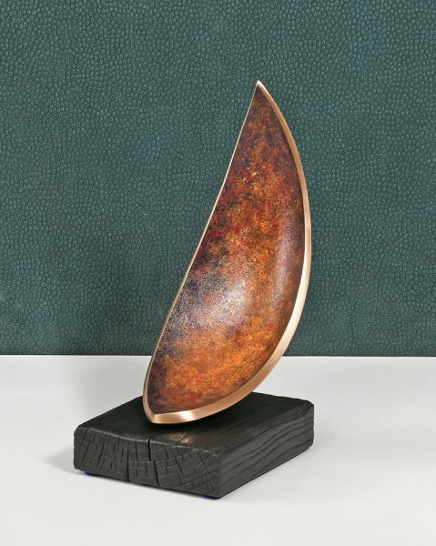Latitude Bronze and Ash Sculpture