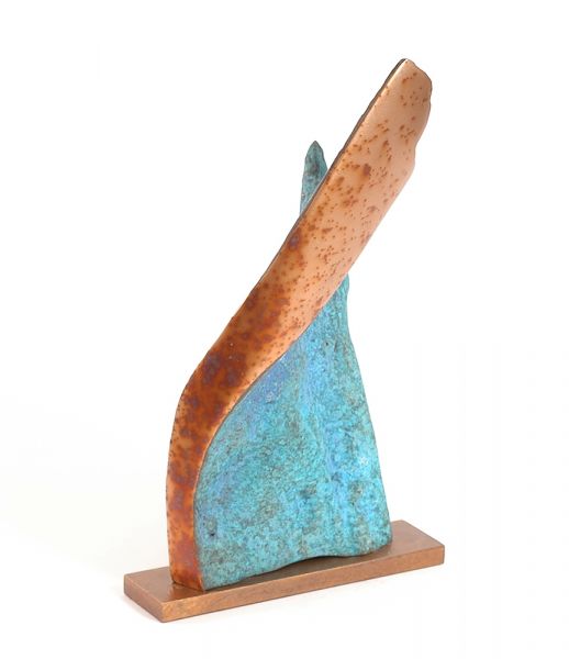Shayno I Bronze and Brass Desktop Sculpture