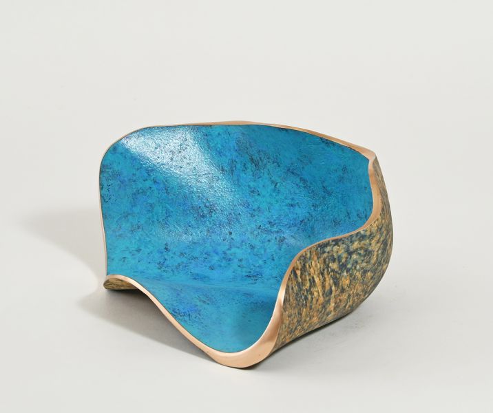 Wrinkle Bronze Tabletop Sculpture